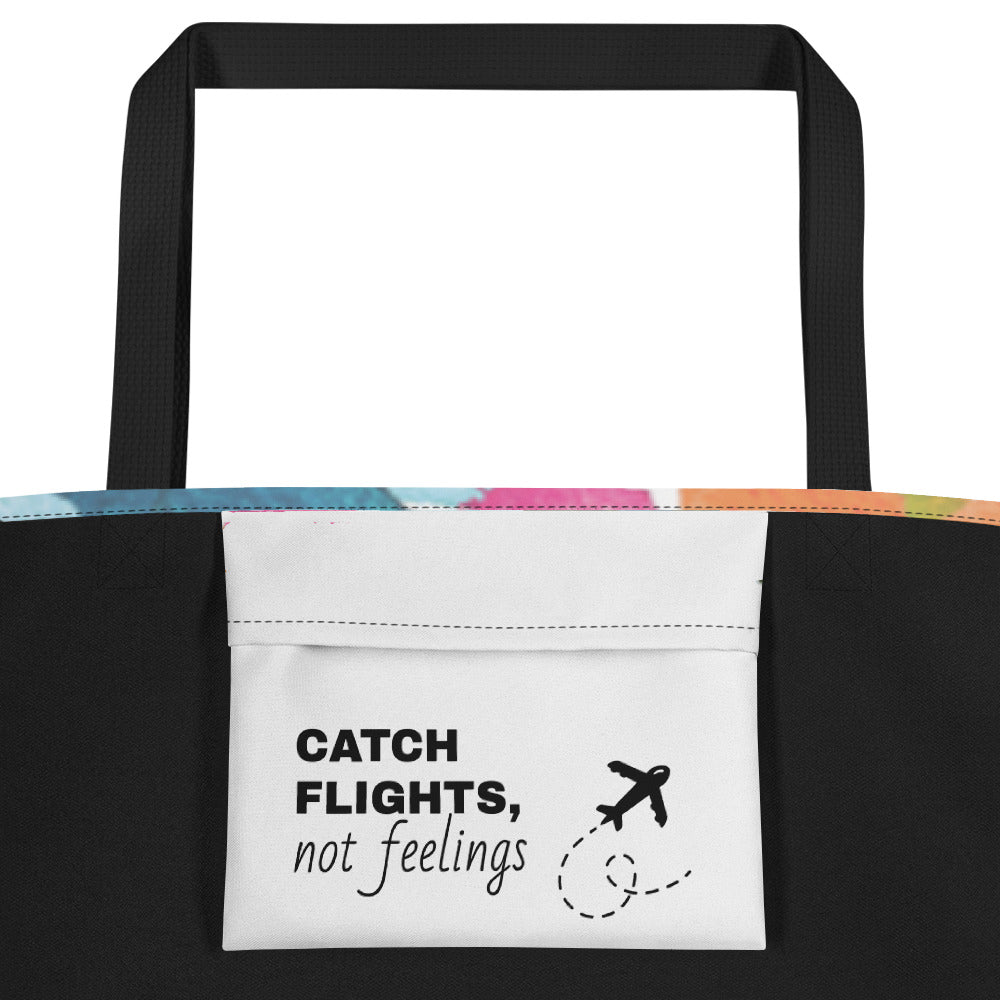 Bolso grande con lunares de colores