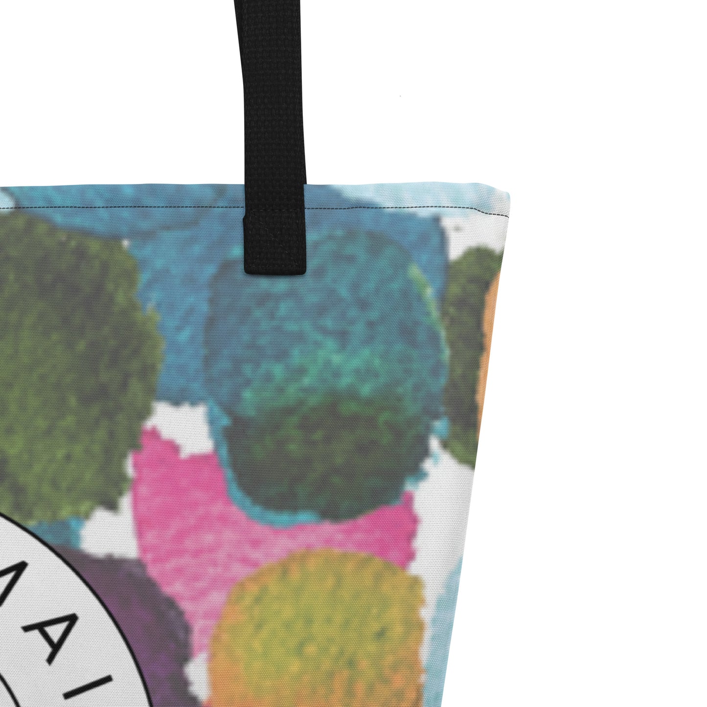 Bolso grande con lunares de colores