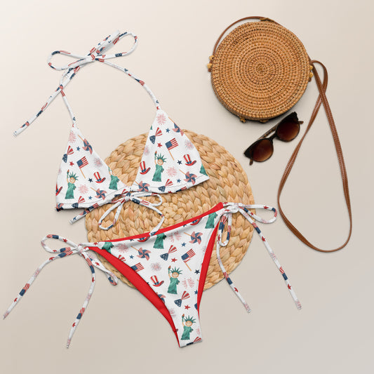 AMERICAN RECYCLED STRING BIKINI