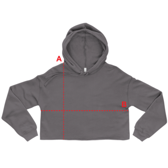 Sudadera corta con capucha No todos los que deambulan