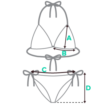 ALLIGATOR COCKTAILS RECYCLED STRING BIKINI