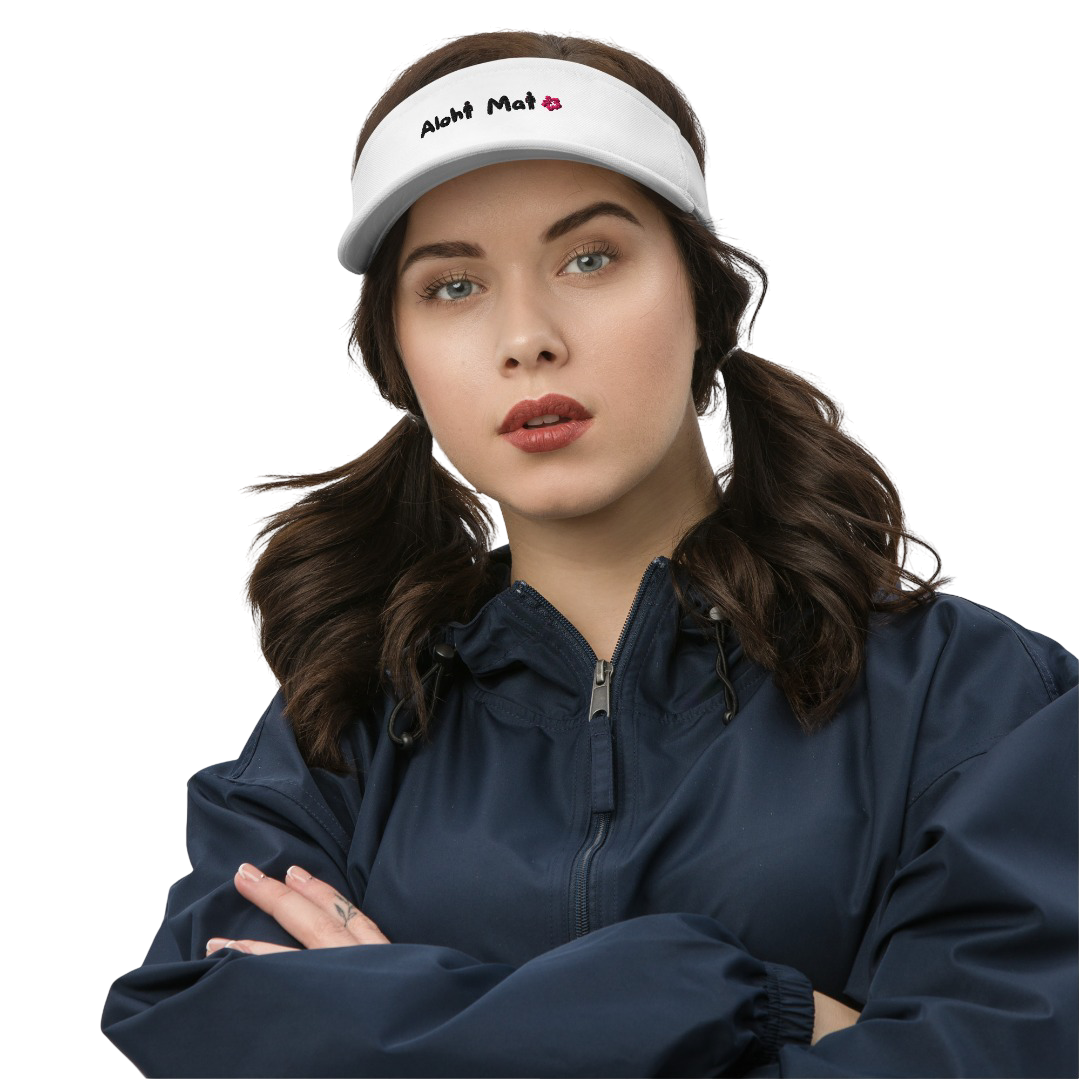 ALOHI MAI VISOR- WHITE
